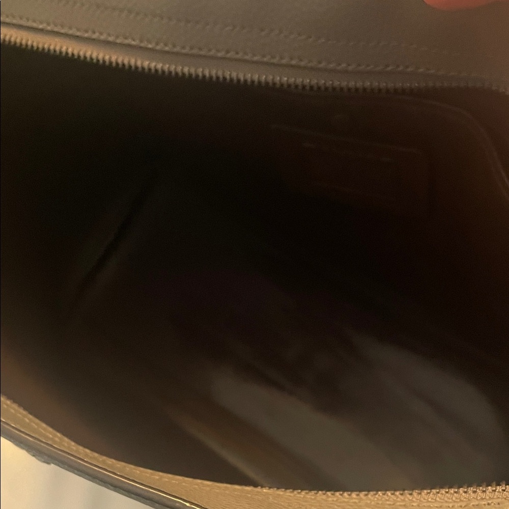 Coach Charcoal Leather Tote - Picture 8 of 10